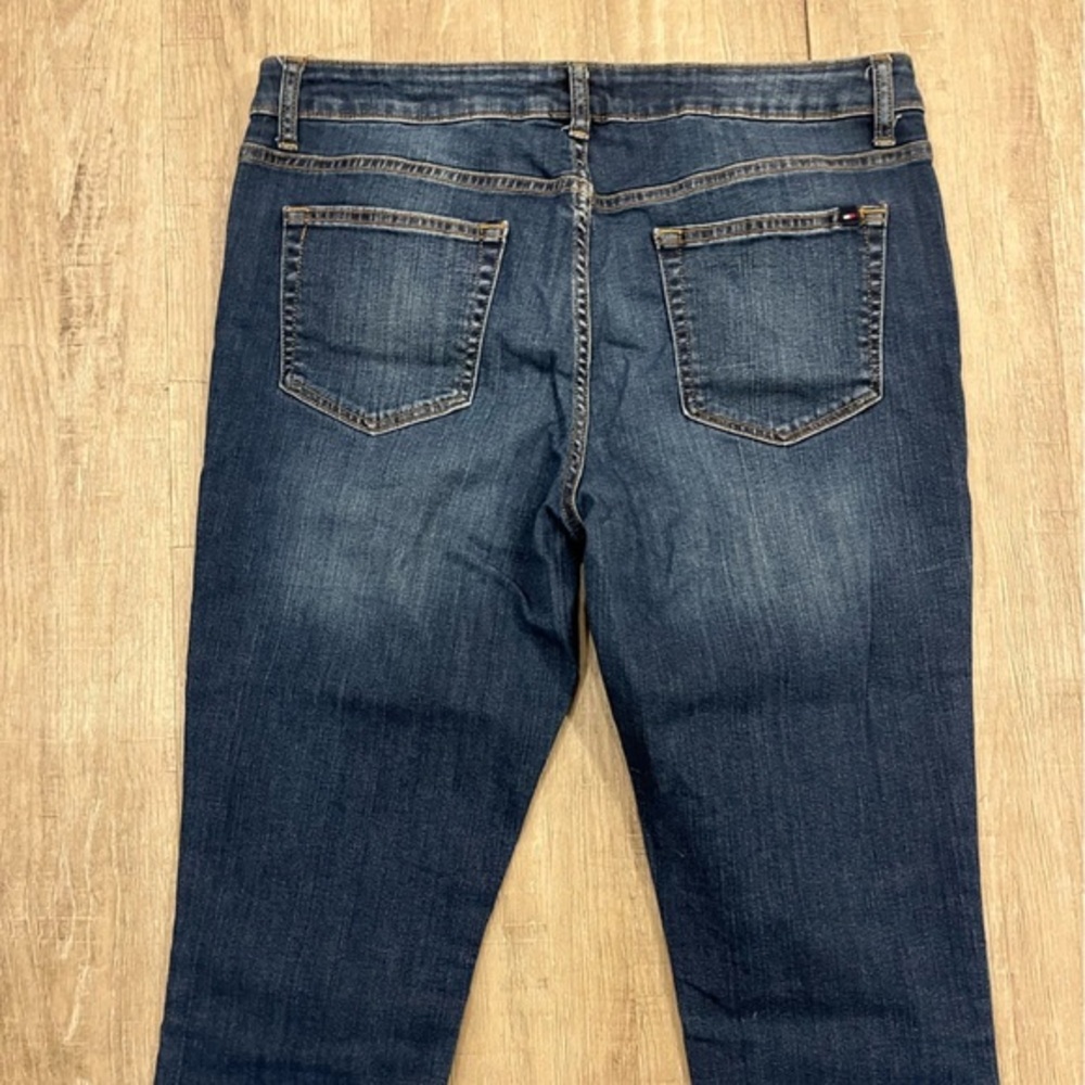 Tommy Hilfiger Slim Crop Blue Denim Jeans 12 - Picture 11 of 11